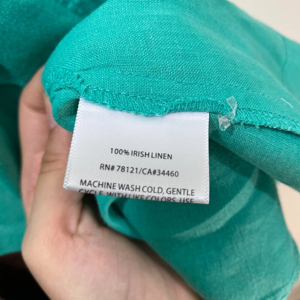 Eileen Fisher Emerald Green Single-Button Blazer - Picture 9 of 12
